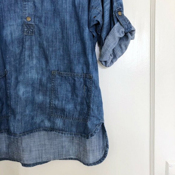 Staring At Stars Chambray Popover Shirt - Picture 5 of 7